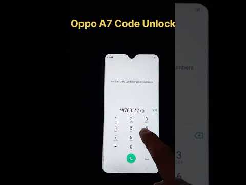 Oppo A7 Code Unlock #shorts