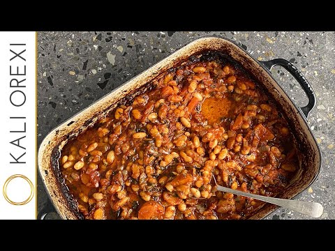 Fasolia Fournou Plaki - Delicious Greek Baked Beans Recipe