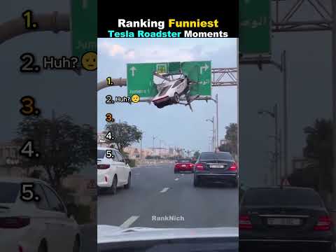 Ranking Funniest Tesla Roadster Moments #usa