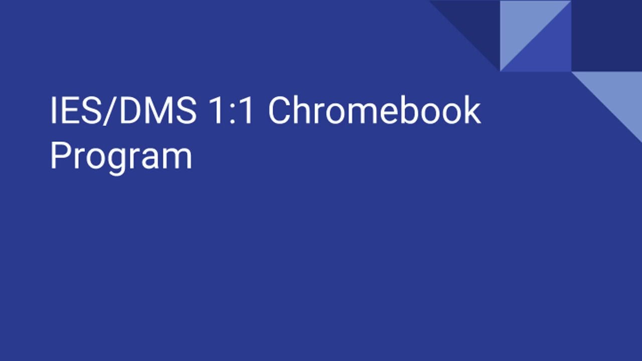 IES/DMS 1:1 Program