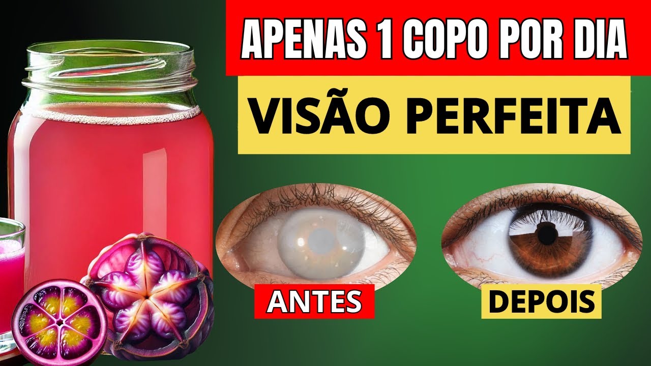 Como melhorar sua visão com esta bebida simples e deliciosa