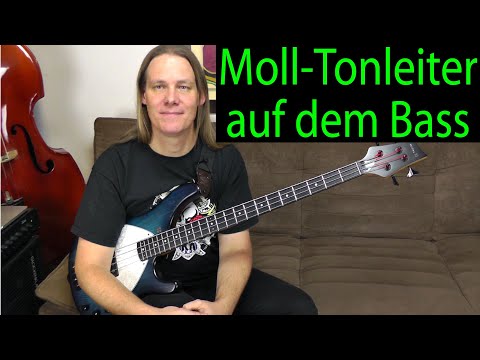Moll-Tonleiter auf dem E-Bass (Fingersatz, Basslinien, Solo-Improvisation)