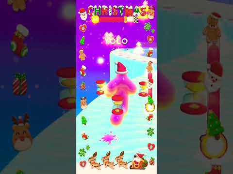 blob runner 3d Christmas mode🎄🎄