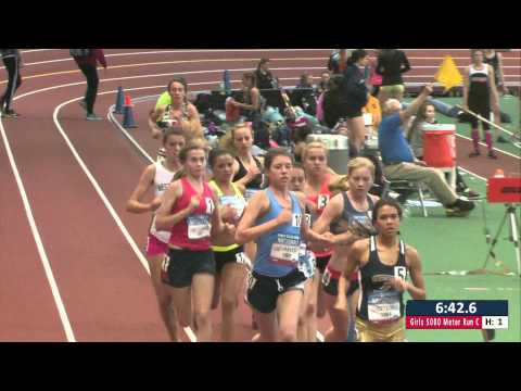 Girls 5000m Section 1 - New Balance Nationals Indoor 2014