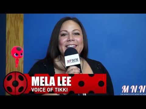 Mela Lee (Voice of Tikki) for the Miraculous News Network