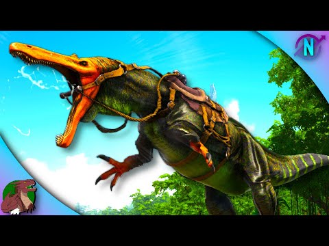 O Suchomimus é um monstro!! Ark: Survival Evolved - ARK Pyria Mythos [EP9]
