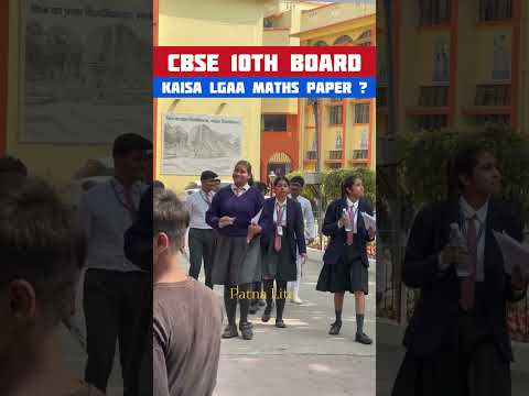Kaisa lgaa maths ka Paper ? | CBSE 10th board 2025 #cbse #cbse10th #cbseboard