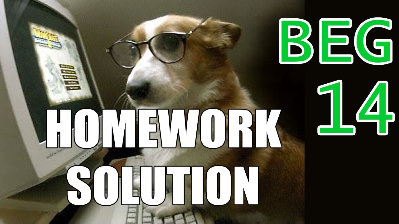 |Homework 14| Beginner C++ Game Programming