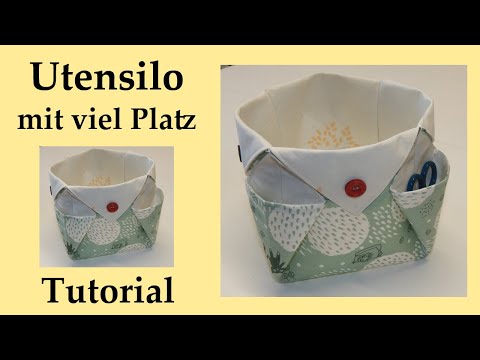 Utensilo - Tutorial - sewing a spacious utensilo - for beginners