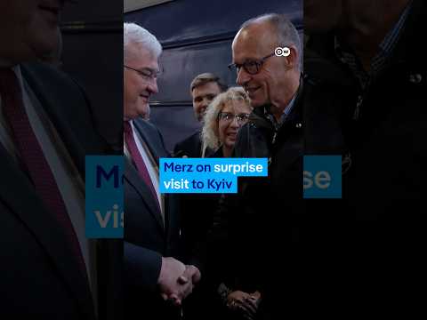 Germany's Merz arrives in Kyiv to offer more military support | DW News