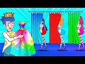 Princess Fashion Dress Design Result! RICH vs POOR Princess! | Hilarious Cartoon Animation