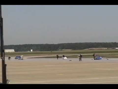 Langley AFB Airshow 2009 - USAFA Wings Of Blue morning jump