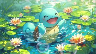 Squirtle Pond Lofi 🌊 Cozy Pokémon Ambience for Relaxing, Studying & Sleep