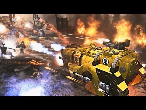 The MASTODON Heavy Transport vs Orks! - Unification Mod, Warhammer 40K: Dawn of War: Soulstorm