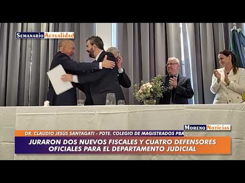 Juraron dos nuevos fiscales y cuatro defensores oficiales para el Departamento Judicial