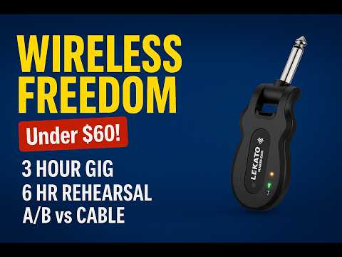 Lekato WS 50 Wireless Guitar System | Under $60?