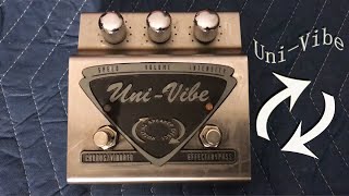 Video thumbnail for Dunlop Uni Vibe UV 1 - My favorite swirly effect! by Twin Creek Audio
