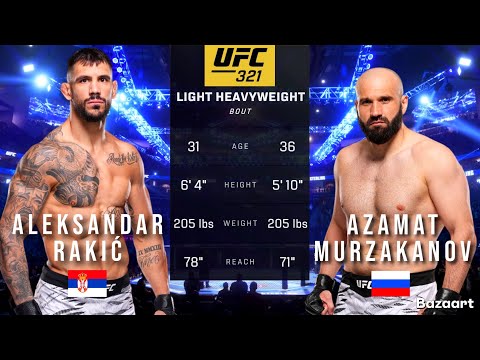 Aleksandar Rakic vs Azamat Murzakanov full fight