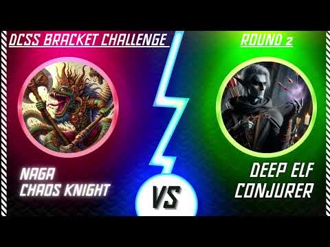 DCSS Bracket Challenge - Naga Chaos Knight vs. Deep Elf Conjurer