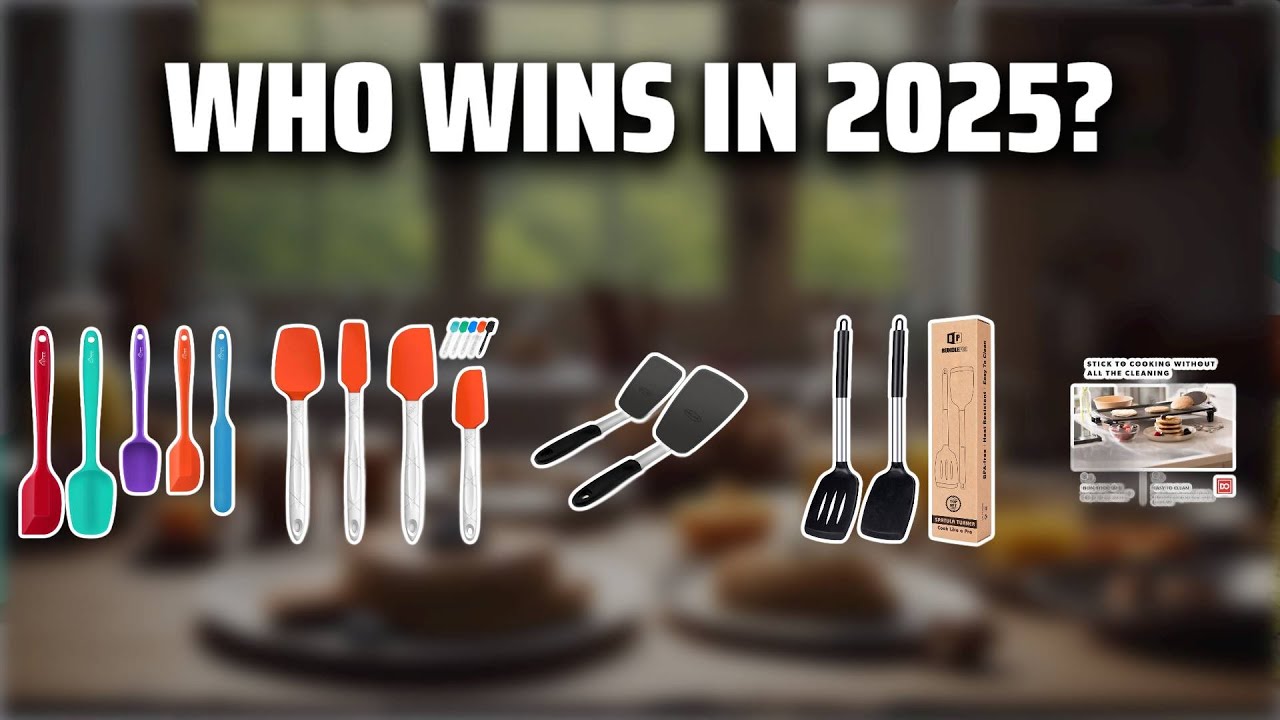 The Top 5 Best Kitchen Spatulas in 2025 - Must Watch Before Buying!