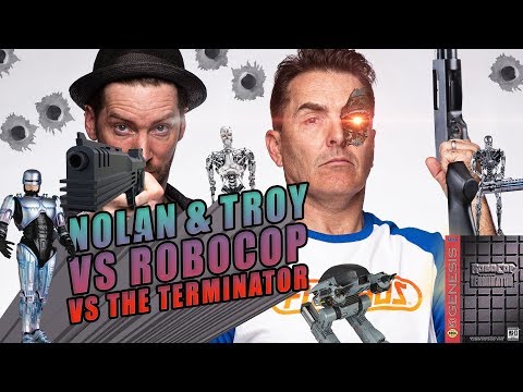 Nolan North and Troy Baker Versus Robocop Versus The Terminator