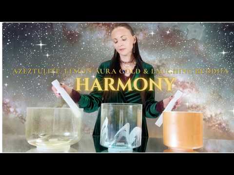 Golden Joy Harmony Set  Crystal Tones® Alchemy Singing Bowls