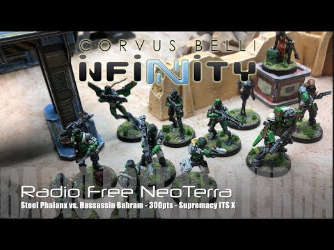 Radio Free Neoterra - Infinity N3 Battle Report - Ep 110 - Hassassins vs. Steel Phalanx
