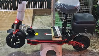 Download lagu Handing over Scooter Sealup Q29 - 60v - 25ah battery version - 500W motor #folding electric vehic... mp3