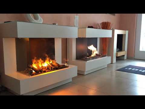 Systemvergleich: Elektrokamin mit Wasserdampf Elektrofeuer oder ein Ethanolkamin mit Echtfeuer