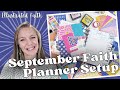 September Faith Planner Setup || Promise Keeper || Illustrated Faith