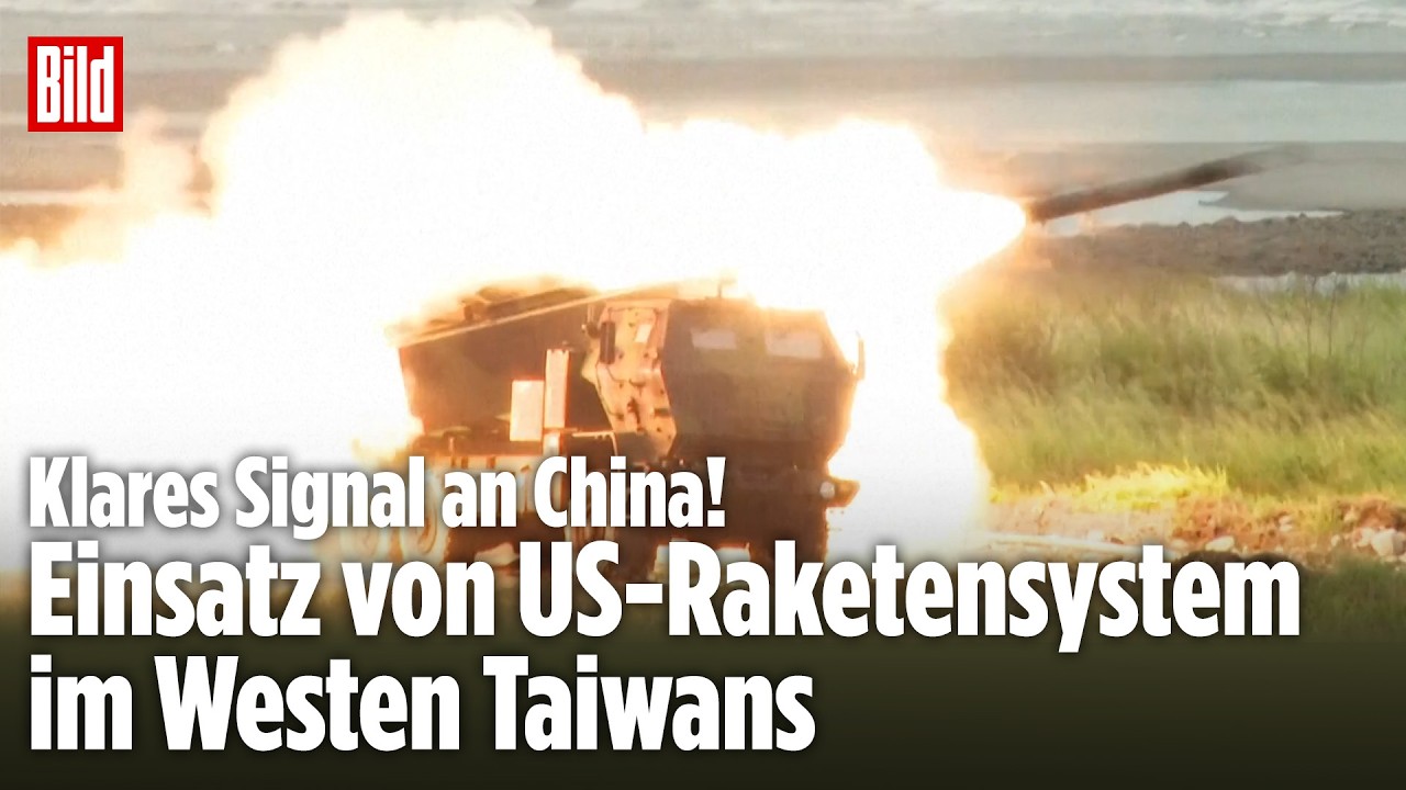 Taiwan mit Warnsignal an China: Armee probt mit US-Raketen den Ernstfall