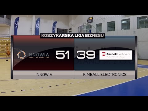 Innowia vs Kimball Electronics - 18 kolejka - I Liga Poznań - Koszykarska Liga Biznesu