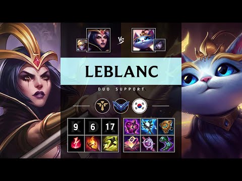 LeBlanc Support vs Yuumi - KR Diamond Patch 25.05