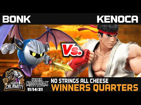No Strings All Cheese - SSBU - Winners Quarters - IluZ | Bonk (Meta Knight) vs. Kenoca (Ryu)