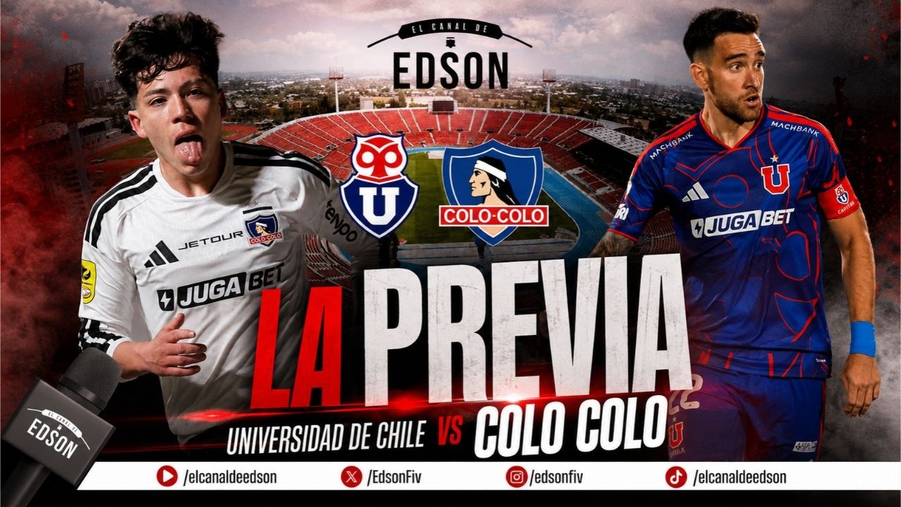 ⚪⚫ LA PREVIA: U. DE CHILE VS COLO COLO | EN VIVO DESDE EL ESTADIO NACIONAL ⚪⚫
