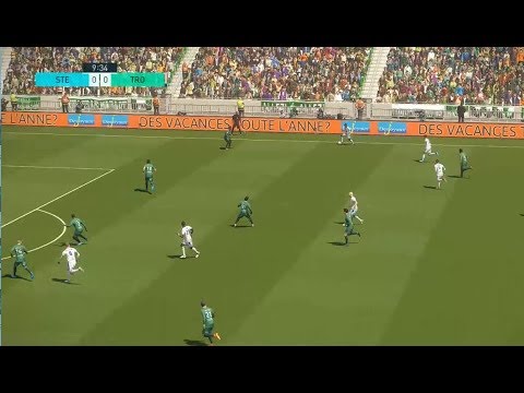 AS Saint-Etienne vs ESTAC Troyes | Ligue 1 | Journée 34 | 22 Avril 2018 | PES 2018