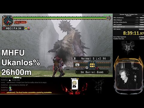 *Old PB* MHFU Any% / Ukanlos% Speedrun by Deathstarke (26h00m IGT)