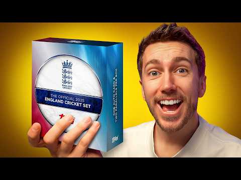 My FIRST TIME Opening A Cricket Cards Team Set!