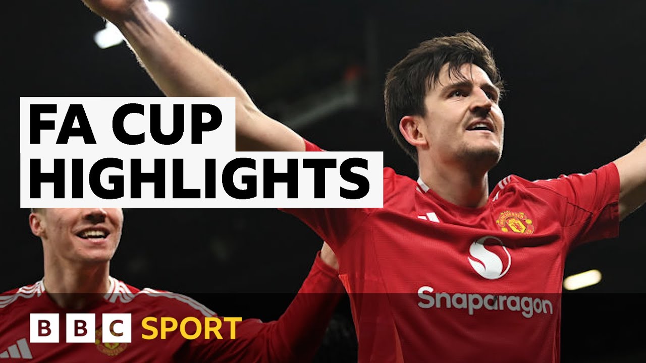 Maguire scores contentious late winner as Man Utd beat Leicester | FA CUP | BBC Sport