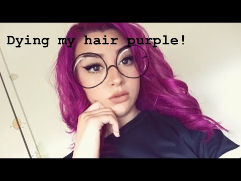 Dying my hair with Arctic Fox "Violet Dream"