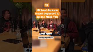 3T On Michael Jackson recording I Need You #shorts