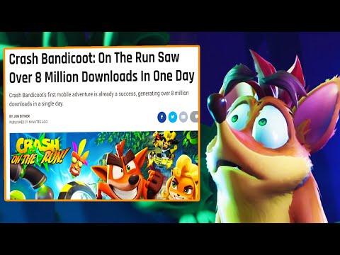 Crash Bandicoot: On The Run is a Major Success (so far)