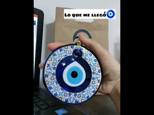 Vídeo relacionado con GUOYOU Ojo Turco Azul, Mal de Ojo Regalo de Bendición, 7 cm Colgante de Amuleto Proteccion, Encantos de Buena Suerte para Colgar, Amuleto de la Suerte, para Decoración del Hogar Regalo