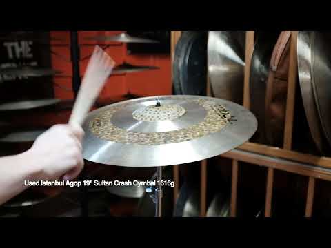 Used Istanbul Agop 19" Sultan Crash Cymbal 1616g