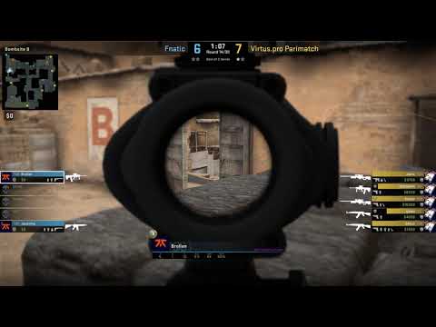 DTV ACE - Brollan vs Virtus.pro Parimatch - de_dust2 @ ESL Pro League Season 13 by demtovideo