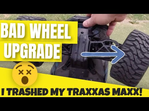 Traxxas Maxx Upgrades   The Tire Upgrade That Went Wrong !?!