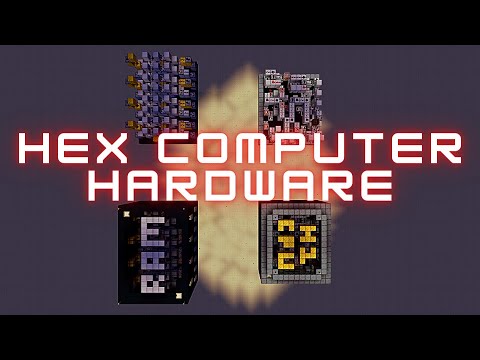 Redstone Hexadecimal Computer Hardware - Minecraft Showcase