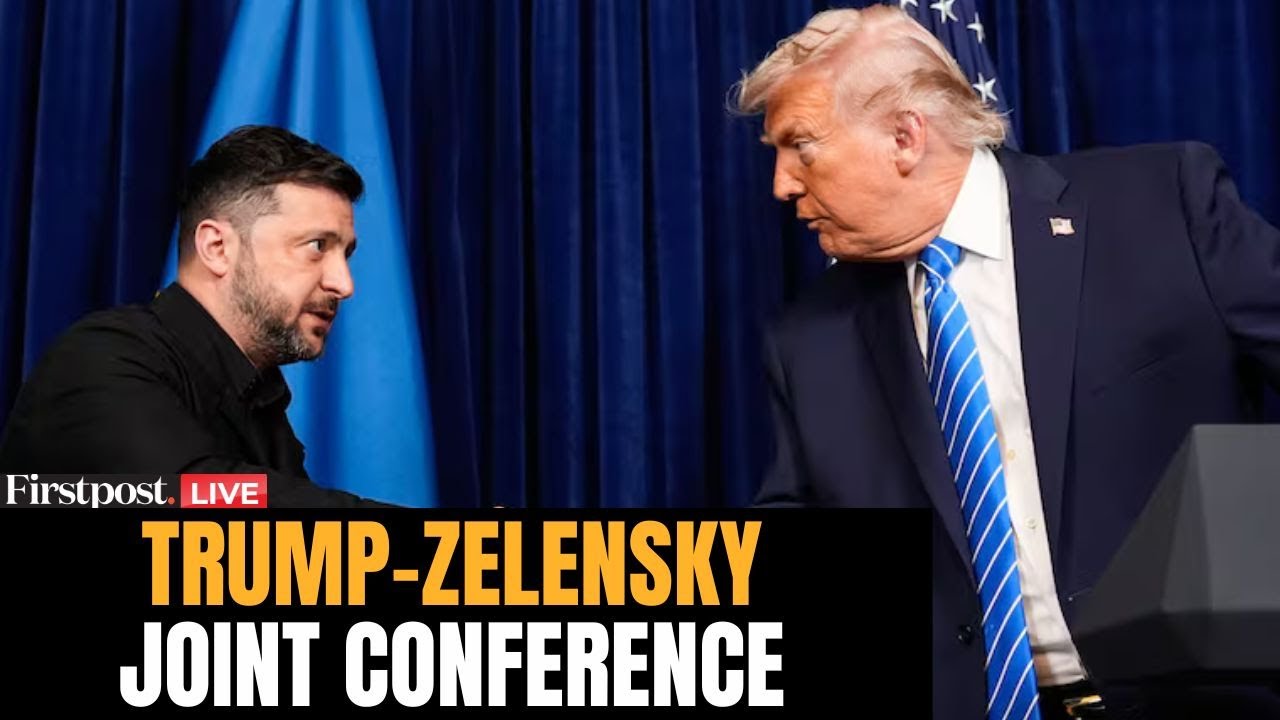 LIVE: Trump, Zelensky Hold Joint Briefing Post Bilateral Talks | Russia