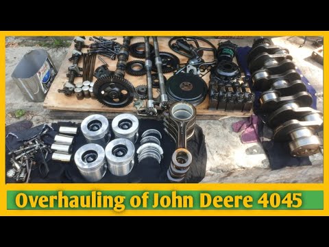 Complete Dismantling & Assembling of John Deere Engine 4045 | 100kva SDMO Diesel Generator Set J110K