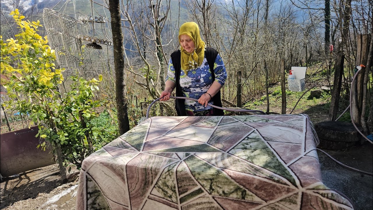 ‼️BAYRAM TEMİZLİĞİ MASANIN ÜSTÜNDE HALILARI FOŞUR FOŞUR YIKADIK ‼️